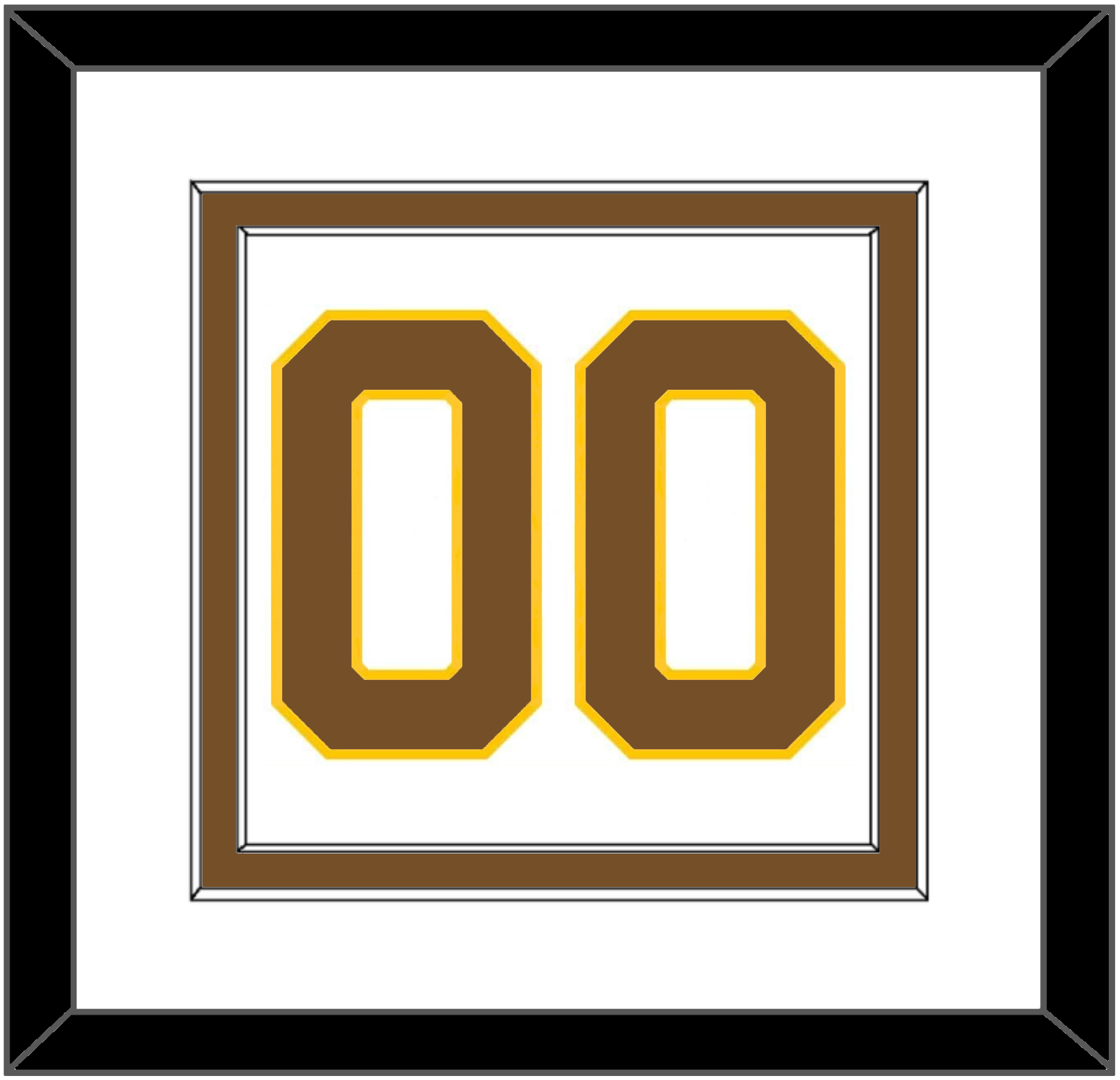 Boston Number (Back) - Home White (1925-1932) - Signature Tier 2