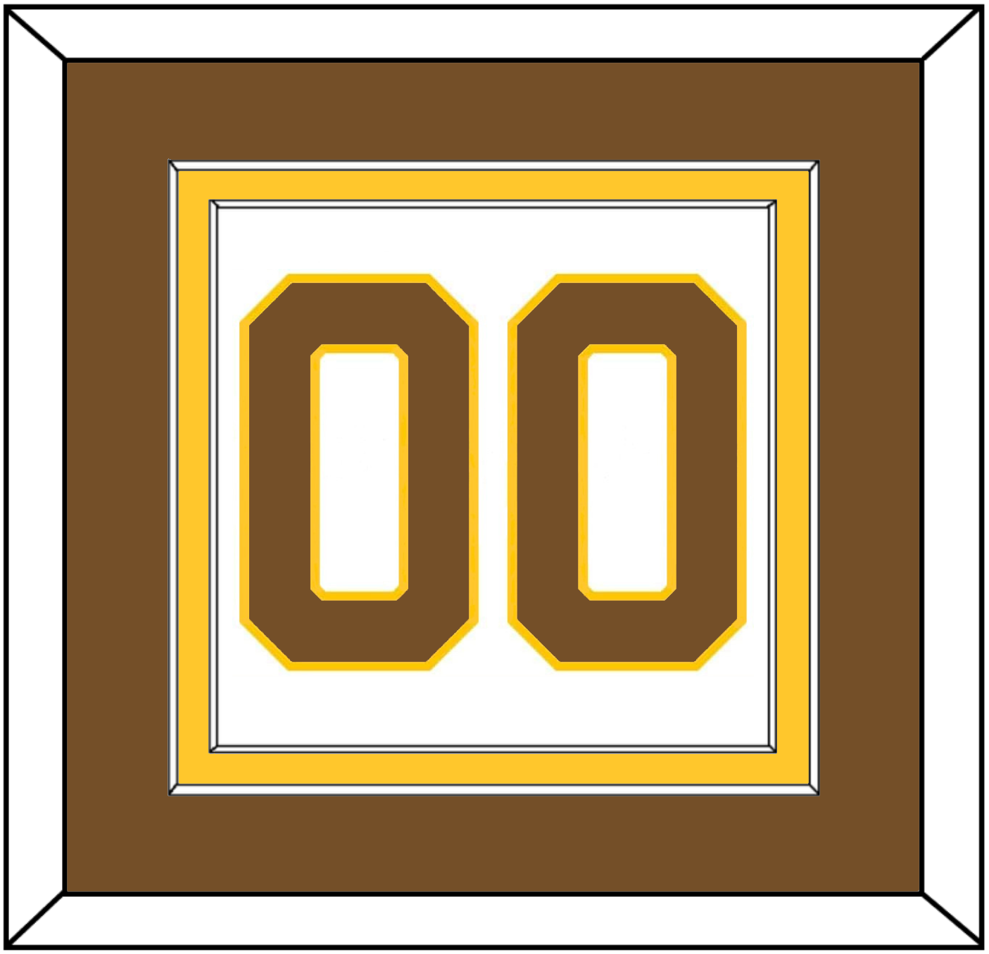 Boston Number (Back) - Home White (1925-1932) - Signature Tier 3