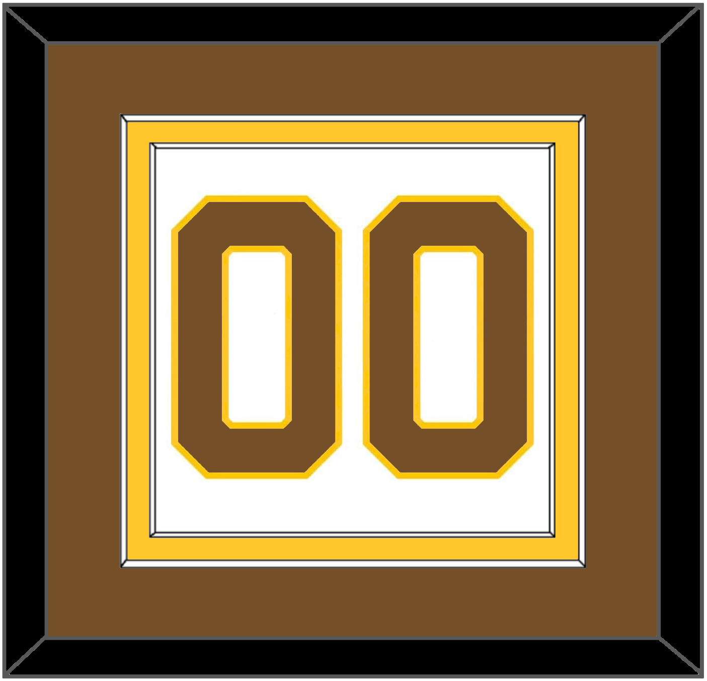 Boston Number (Back) - Home White (1925-1932) - Signature Tier 3
