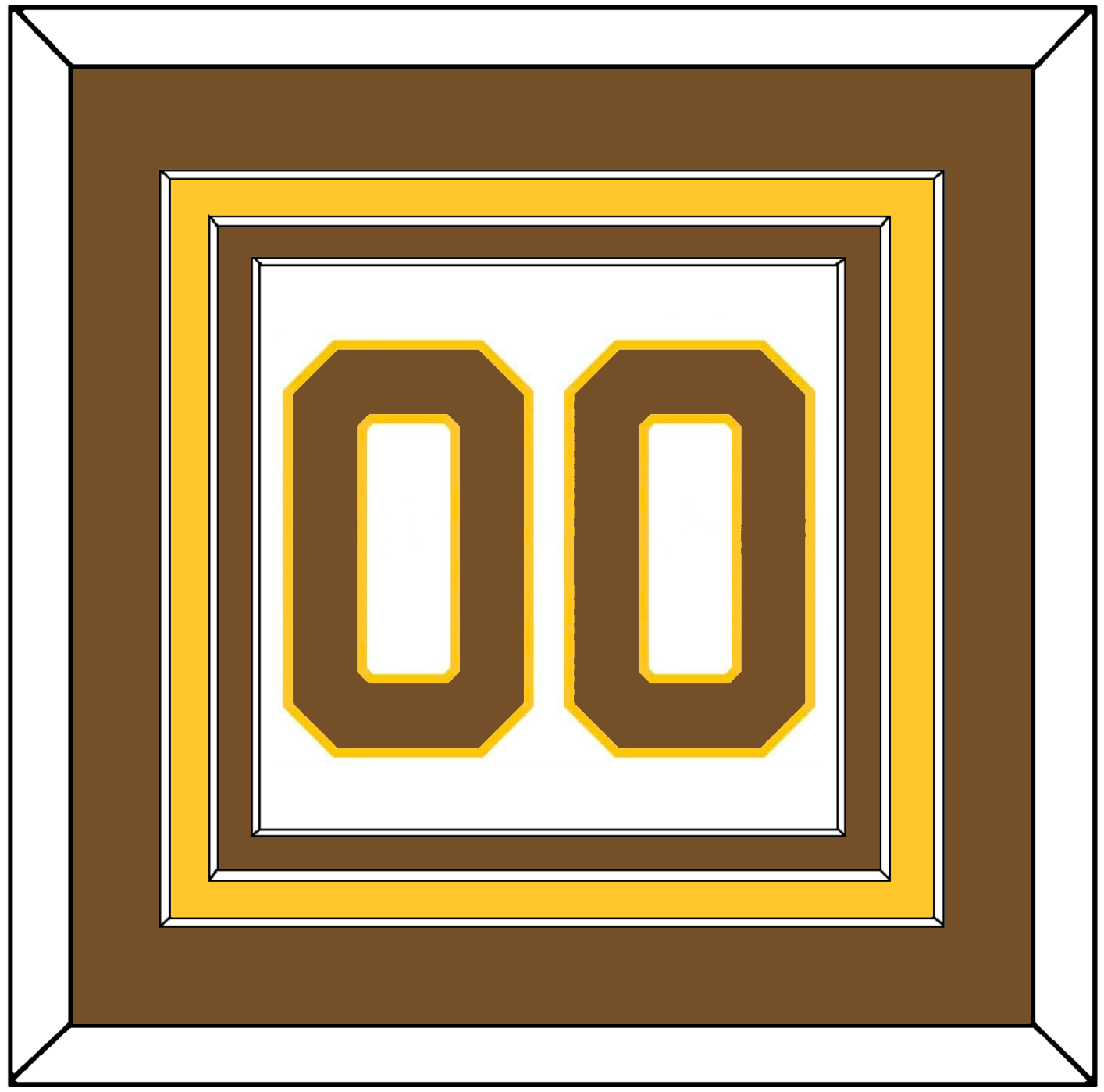Boston Number (Back) - Home White (1925-1932) - Premier Tier 2
