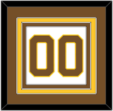 Boston Number (Back) - Home White (1925-1932) - Triple Mat 2