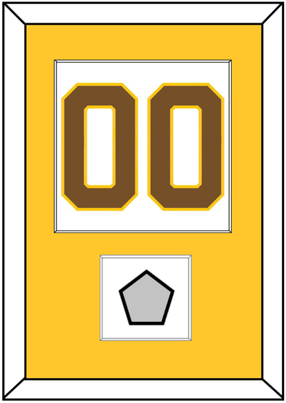 Boston Number (Back) With Stanley Cup Champions Patch - Home White (1925-1932) - Essential Tier 2