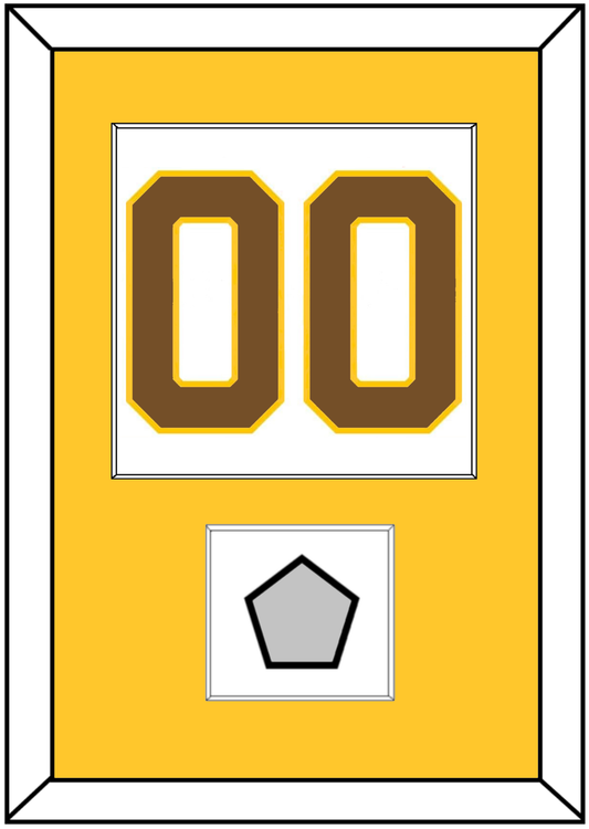 Boston Number (Back) With Stanley Cup Champions Patch - Home White (1925-1932) - Essential Tier 2