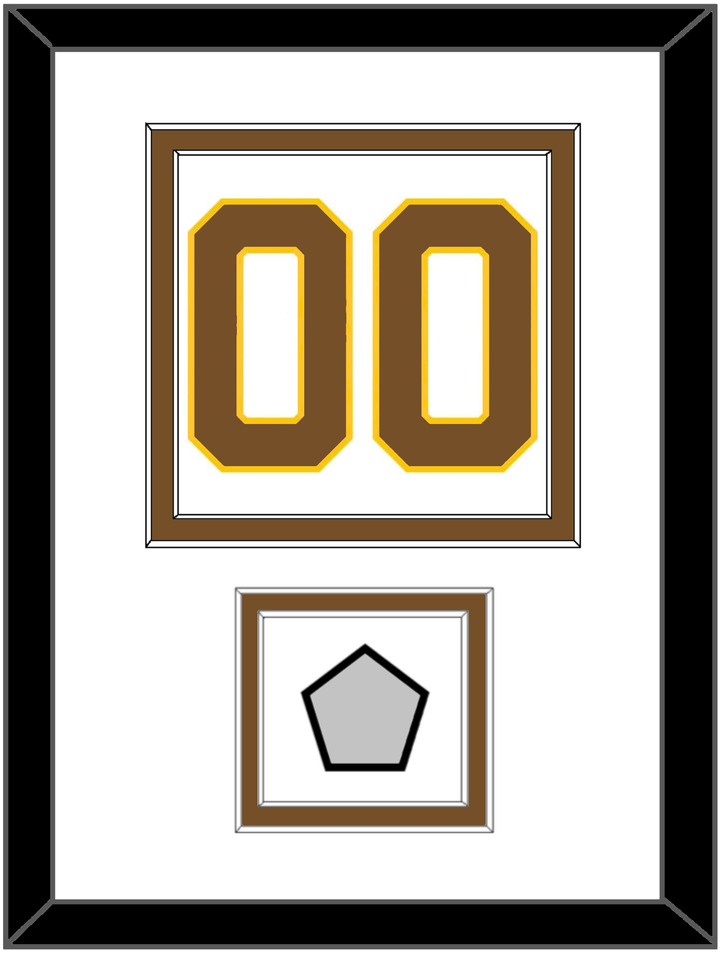 Boston Number (Back) With Stanley Cup Champions Patch - Home White (1925-1932) - Signature Tier 2