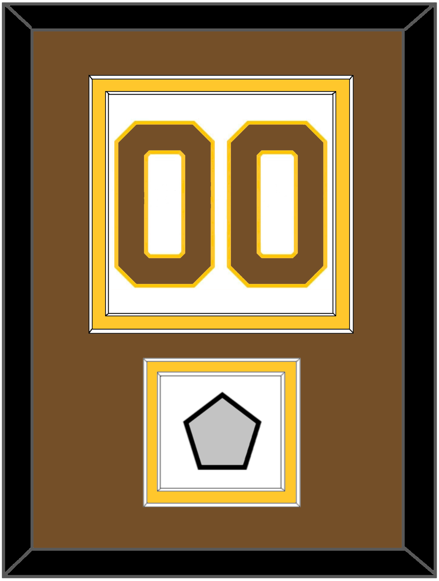 Boston Number (Back) With Stanley Cup Champions Patch - Home White (1925-1932) - Signature Tier 3