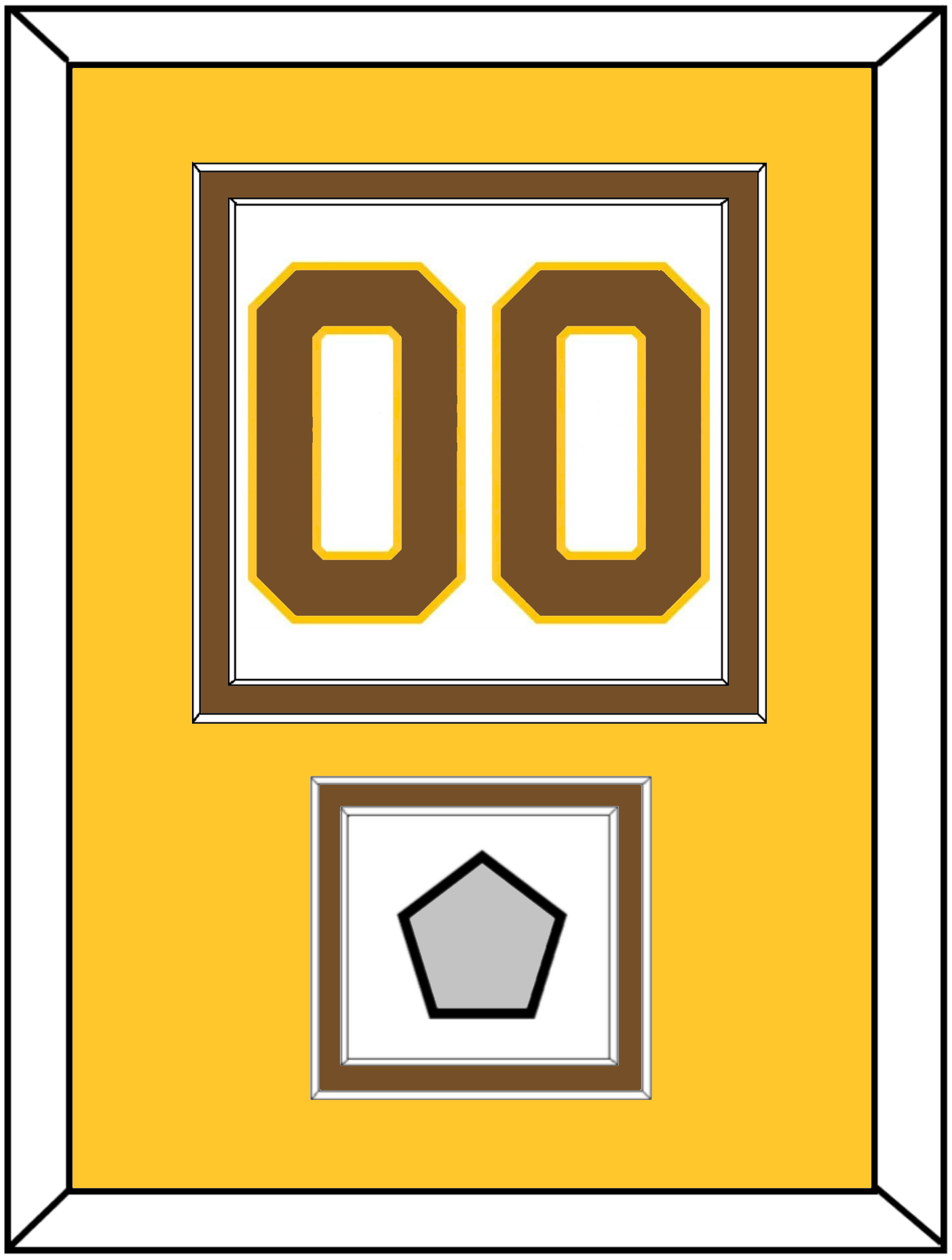 Boston Number (Back) With Stanley Cup Champions Patch - Home White (1925-1932) - Signature Tier 4