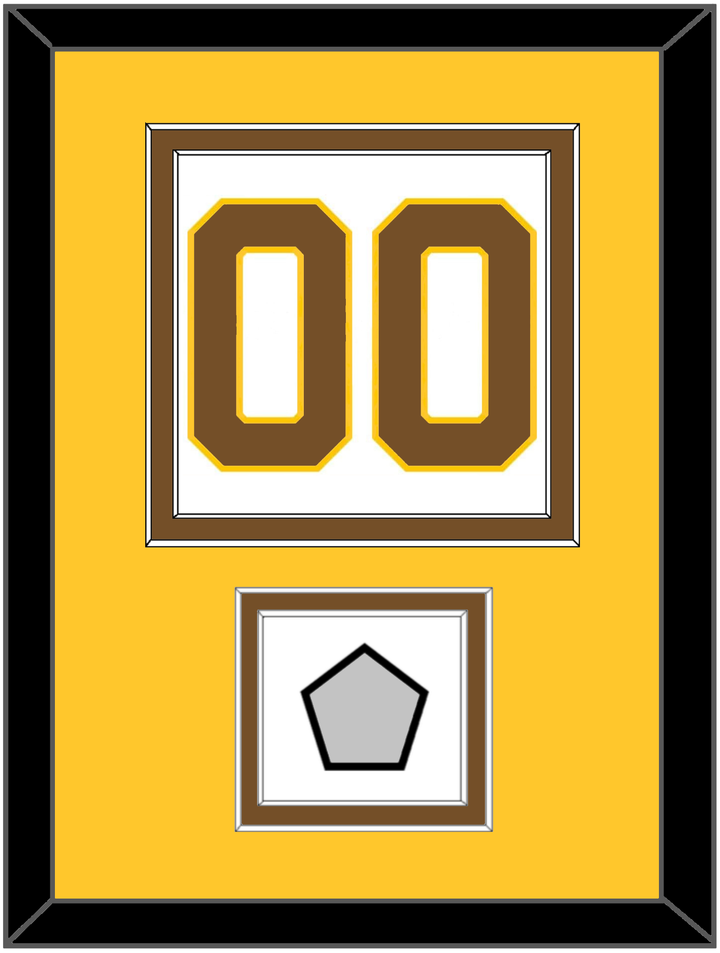 Boston Number (Back) With Stanley Cup Champions Patch - Home White (1925-1932) - Signature Tier 4