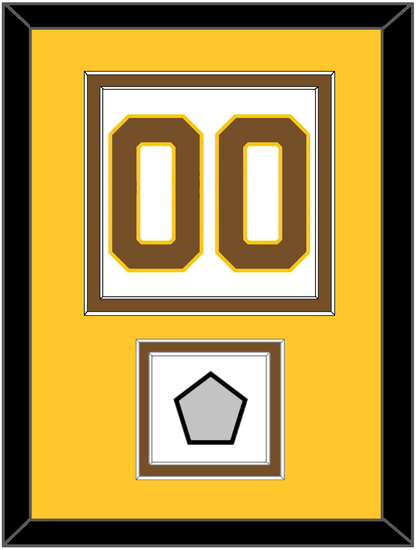 Boston Number (Back) With Stanley Cup Champions Patch - Home White (1925-1932) - Signature Tier 4