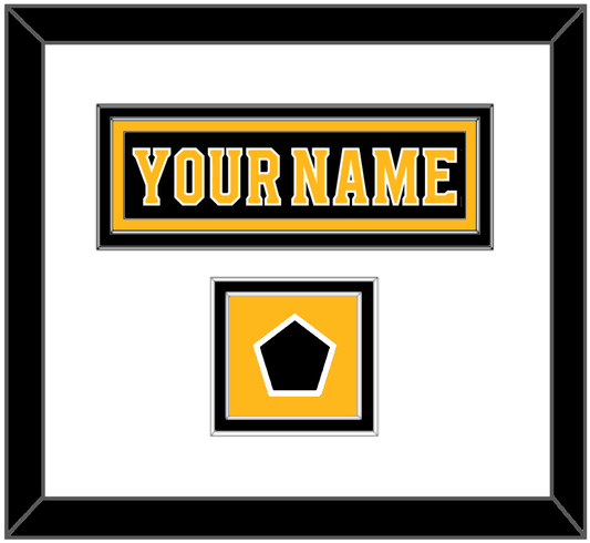 Boston Nameplate & Jersey Logo Patch - Home Black - Signature Tier 1