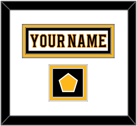 Boston Nameplate & Jersey Logo Patch - Road White - Signature Tier 1