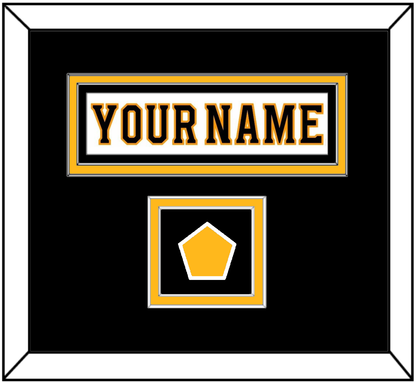 Boston Nameplate & Jersey Logo Patch - Road White - Signature Tier 2