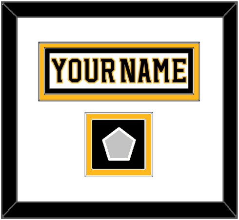Boston Nameplate & 2011 Stanley Cup Champions Patch - Road White (2007-2017) - Signature Tier 1