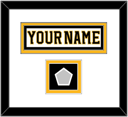 Boston Nameplate & 2011 Stanley Cup Champions Patch - Road White (2007-2017) - Signature Tier 1