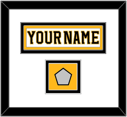 Boston Nameplate & 2011 Stanley Cup Champions Patch - Road White (2007-2017) - Signature Tier 2