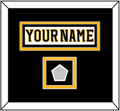 Boston Nameplate & 2011 Stanley Cup Champions Patch - Road White (2007-2017) - Signature Tier 3