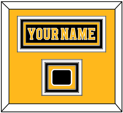 Boston Nameplate & Jersey Logo Patch - Home Black - Premier Tier 3