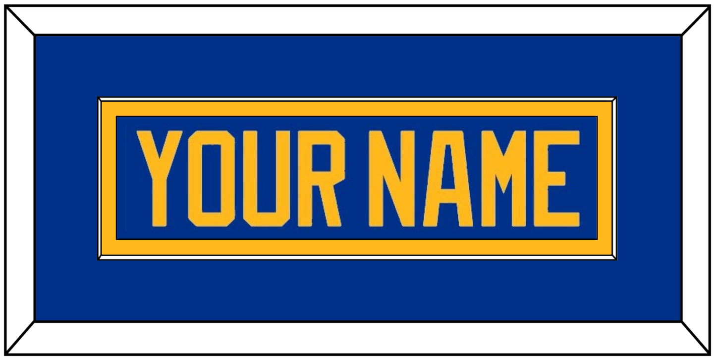 Buffalo Nameplate - Home Blue - Essential Tier 2