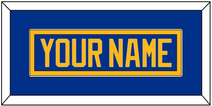 Buffalo Nameplate - Home Blue - Essential Tier 2