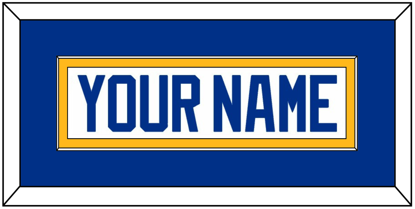Buffalo Nameplate - Road White - Essential Tier 2