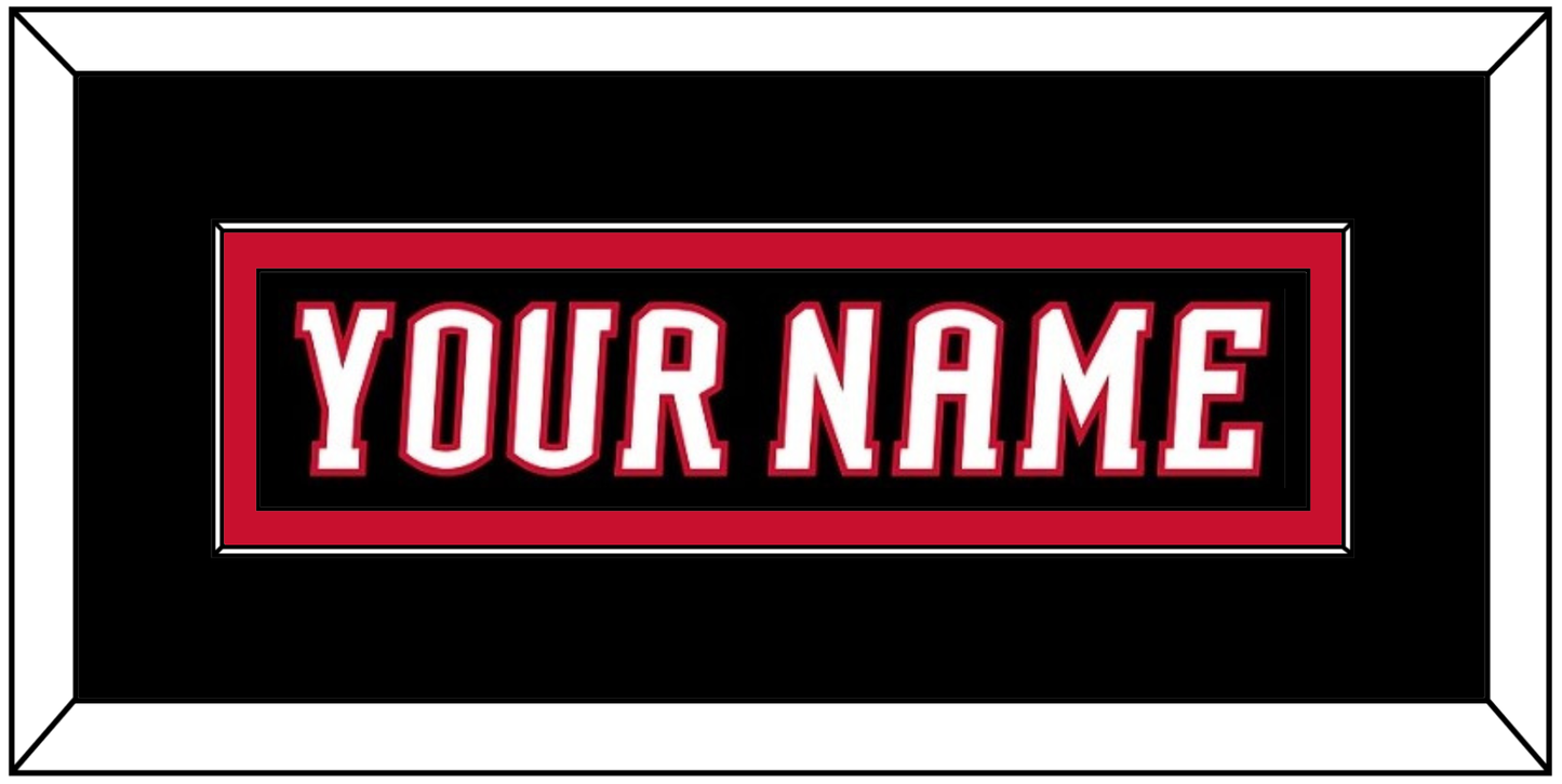 Buffalo Nameplate - Home White/Road Black (1996-2006) - Essential Tier 2