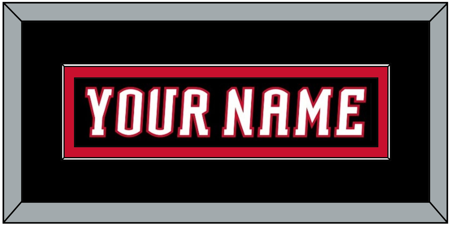 Buffalo Nameplate - Home White/Road Black (1996-2006) - Essential Tier 2