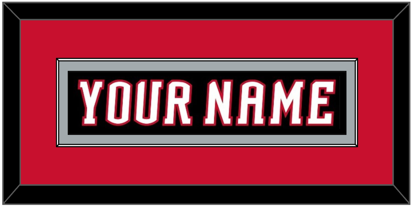 Buffalo Nameplate - Home White/Road Black (1996-2006) - Essential Tier 3