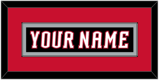 Buffalo Nameplate - Home White/Road Black (1996-2006) - Essential Tier 3