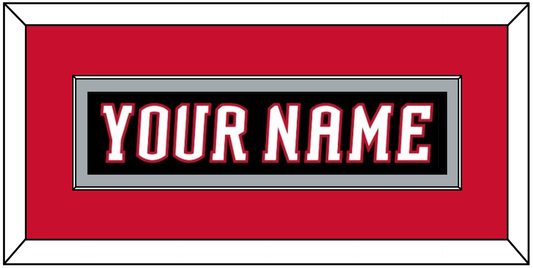 Buffalo Nameplate - Home White/Road Black (1996-2006) - Essential Tier 3