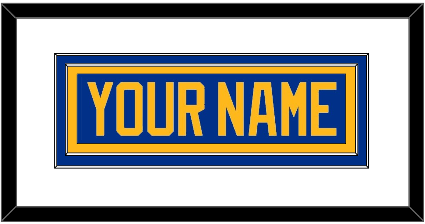 Buffalo Nameplate - Home Blue - Signature Tier 1