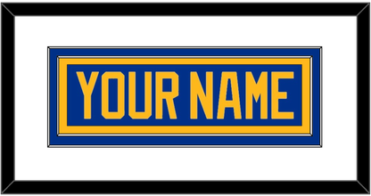 Buffalo Nameplate - Home Blue - Signature Tier 1