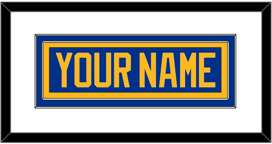 Buffalo Nameplate - Home Blue - Signature Tier 1