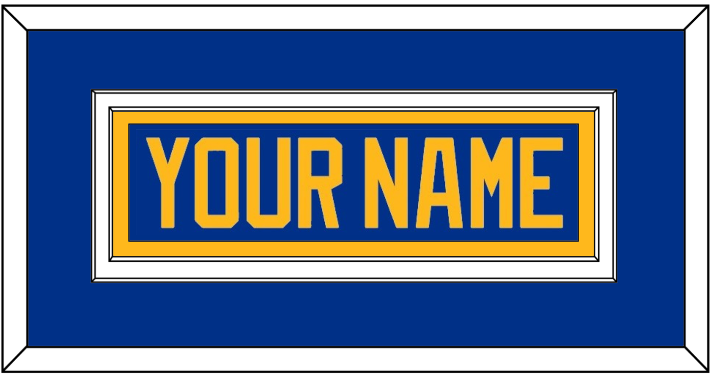 Buffalo Nameplate - Home Blue - Signature Tier 2