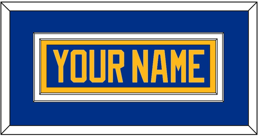 Buffalo Nameplate - Home Blue - Signature Tier 2