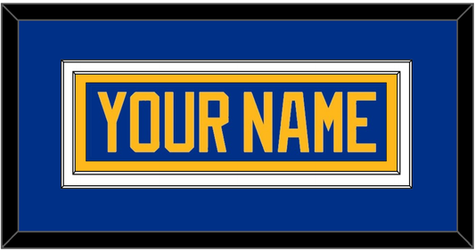 Buffalo Nameplate - Home Blue - Signature Tier 2
