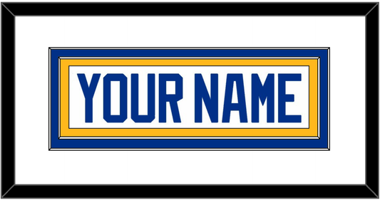 Buffalo Nameplate - Road White - Signature Tier 1