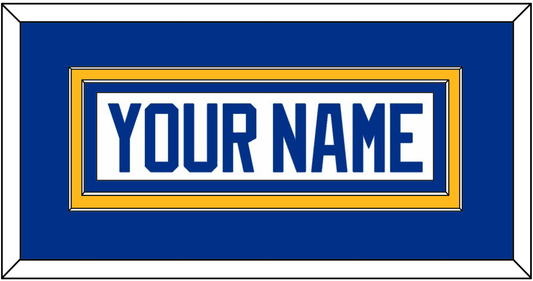 Buffalo Nameplate - Road White - Signature Tier 2