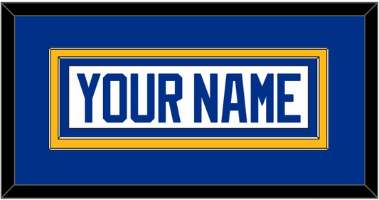 Buffalo Nameplate - Road White - Signature Tier 2