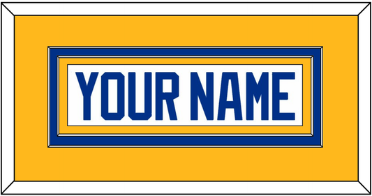 Buffalo Nameplate - Road White - Signature Tier 3