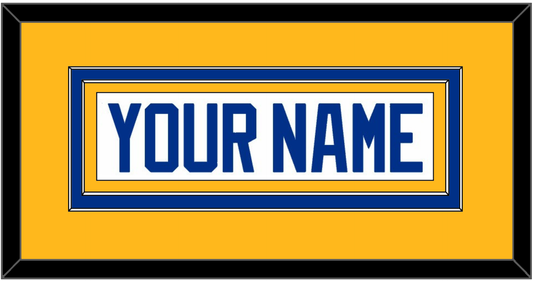 Buffalo Nameplate - Road White - Signature Tier 3