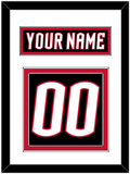 Buffalo Nameplate & Number (Back) - Alternate Black - Double Mat 1