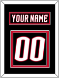 Buffalo Nameplate & Number (Back) - Alternate Black - Double Mat 2
