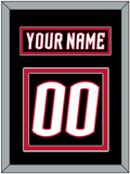 Buffalo Nameplate & Number (Back) - Alternate Black - Double Mat 2