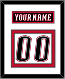 Buffalo Nameplate & Number (Back) - Home White (1996-2006) - Double Mat 1