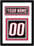 Buffalo Nameplate & Number (Back) - Alternate Black - Triple Mat 1