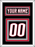 Buffalo Nameplate & Number (Back) - Alternate Black - Triple Mat 2