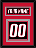 Buffalo Nameplate & Number (Back) - Alternate Black - Triple Mat 3