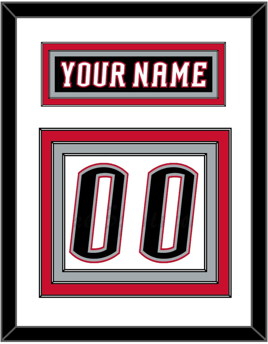 Buffalo Nameplate & Number (Back) - Home White (1996-2006) - Premier Tier 1