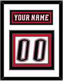 Buffalo Nameplate & Number (Back) - Home White (1996-2006) - Triple Mat 2