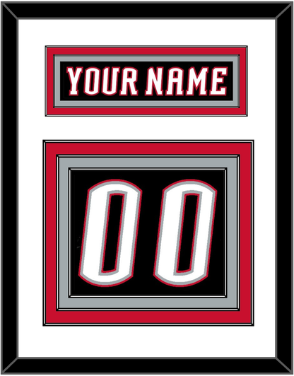 Buffalo Nameplate & Number (Back) - Road Black (1996-2006) - Premier Tier 1