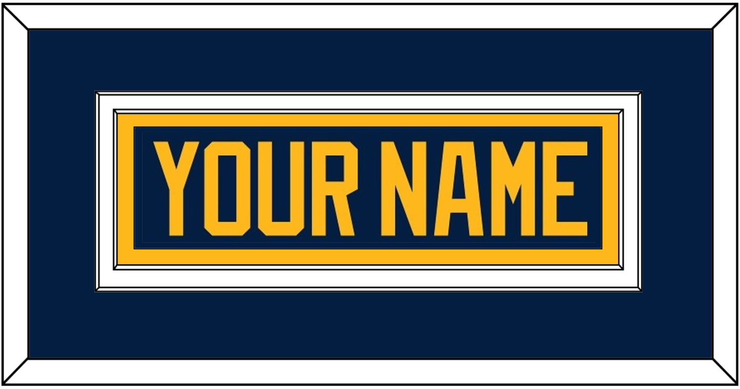 Buffalo Nameplate - Home Blue (2010-2020) - Signature Tier 2